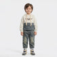 Kids Casual Hoodie & Denim Pants Outfit Set