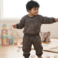 Kids Grey Knitted Sweater Co-ord Set