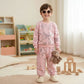 Kids Pink Knitted Sweater Co-ord Set