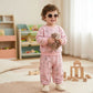 Kids Pink Knitted Sweater Co-ord Set