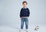 Baby Boys Navy Sweatshirt & Denim Jeans Set | Casual 2 Piece Outfit