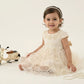 Baby Girls Beige Lace Tulle Party Dress