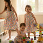 Cute Baby Girls Floral Cotton Dress | Sleeveless Summer Flower Print Dress