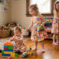 Cute Baby Girls Floral Cotton Dress | Sleeveless Summer Party Dress
