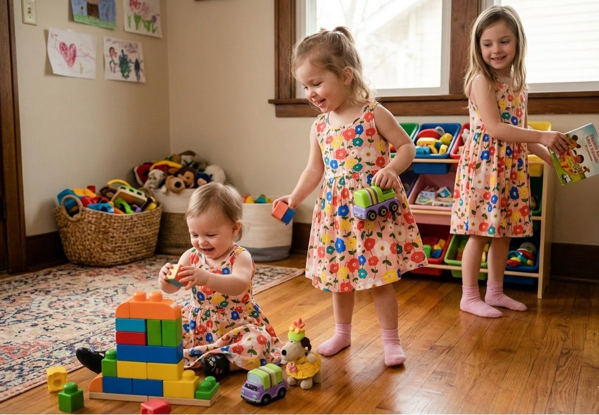 Cute Baby Girls Floral Cotton Dress | Sleeveless Summer Party Dress