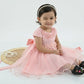 Baby Girls Pink Lace Tulle Party Dress