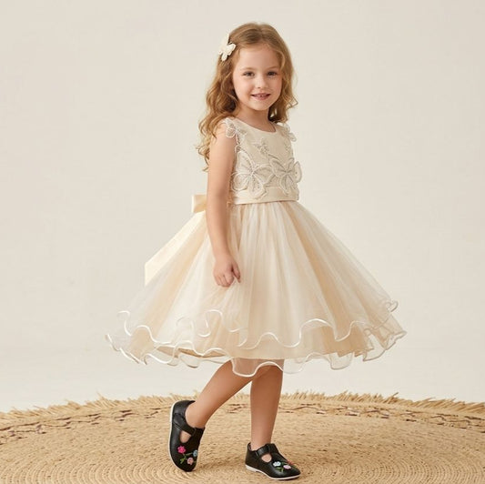 Baby Girls Butterfly Tulle Party Dress