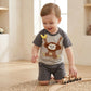 Boys Monkey Banana Graphic T-Shirt & Shorts Set
