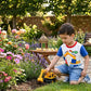 Boys Excavator Dino Graphic T-Shirt & Denim Shorts Set
