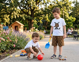 Boys Logo Graphic T-Shirt & Check Print Shorts Set