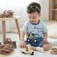 Boys Puppy Taxi Graphic T-Shirt & Shorts Set