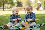 Urban Dash Denim Jacket Set Blue – Boys Party Wear