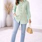Mint Green Embroidered Cotton Girls Kurti – Medium