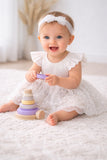 Baby Girl White Lace Cotton Dress Summer
